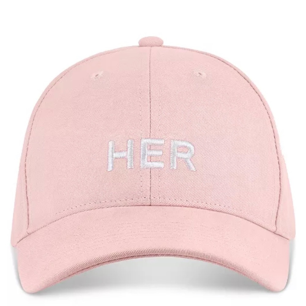 NEW Burberry Her logo Pink Baseball Cap Hat - One Size fits all, Adjustable